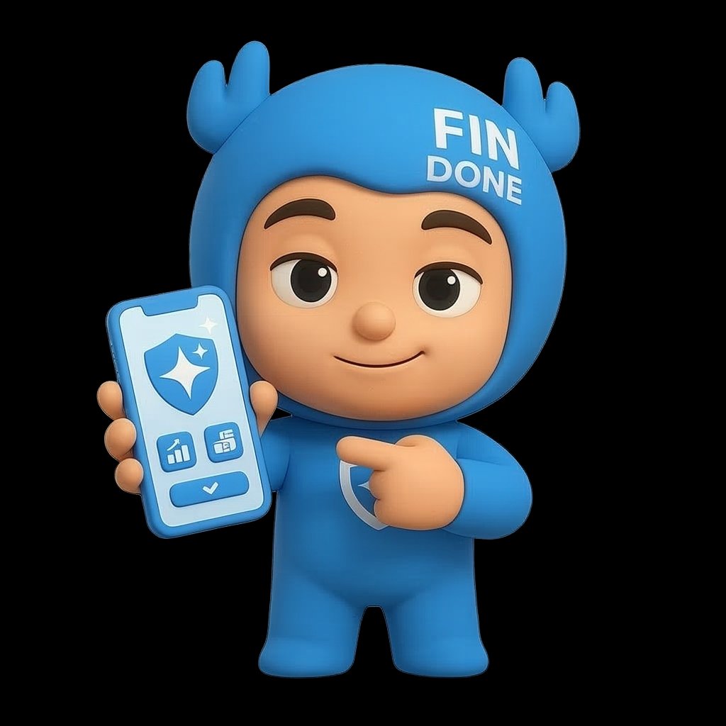 FinDone mascot