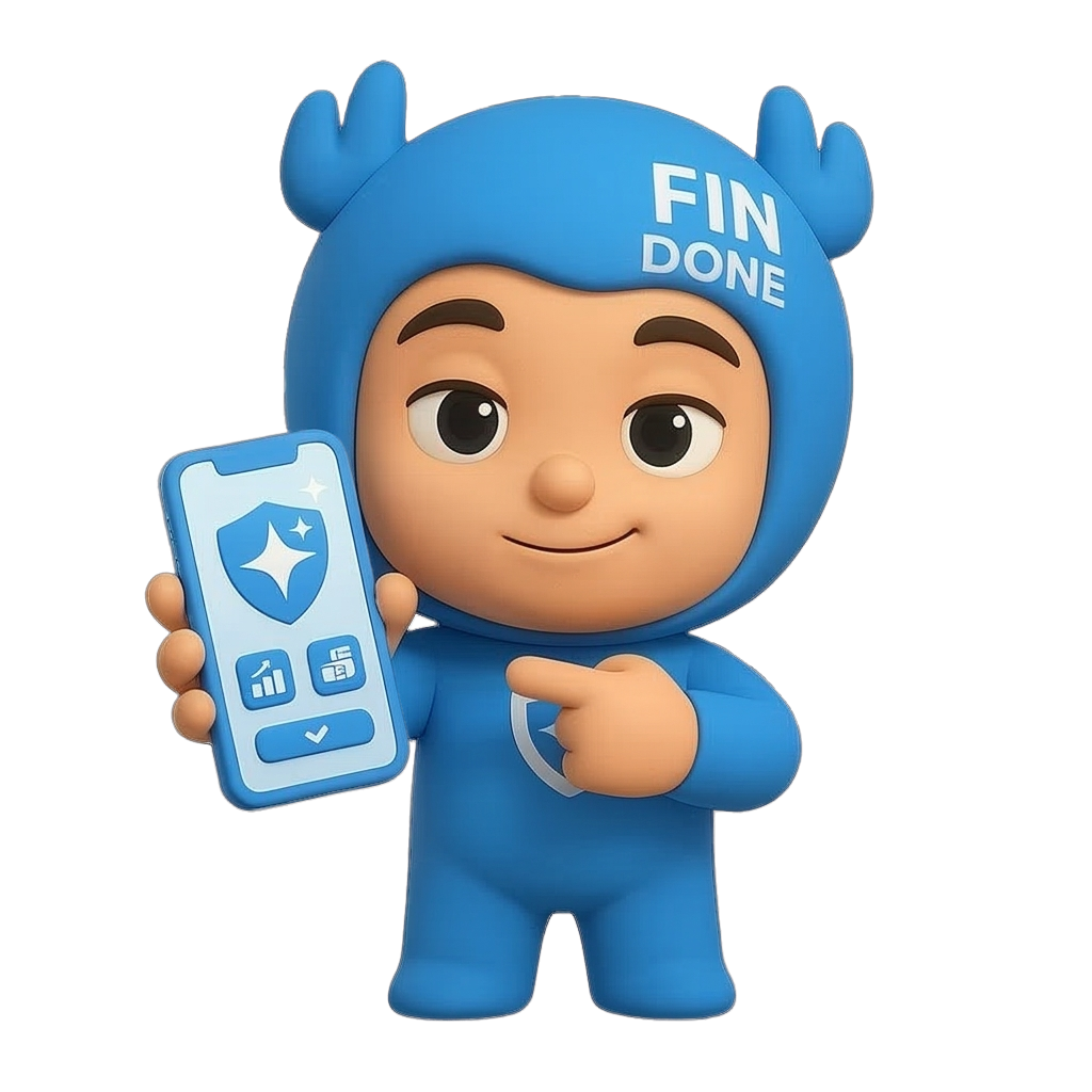 FinDone mascot
